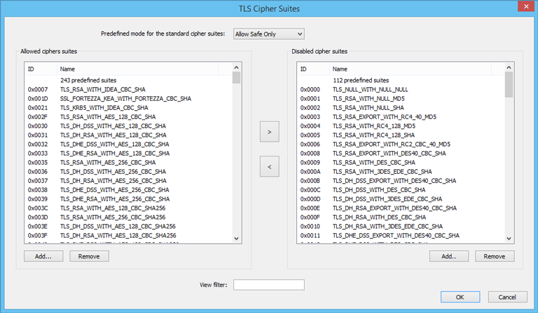 Log window